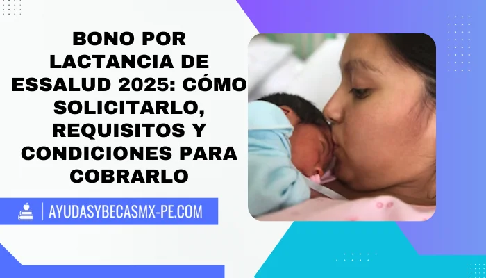 Bono por lactancia de EsSalud 2025: Cómo solicitarlo, requisitos y condiciones para cobrarlo