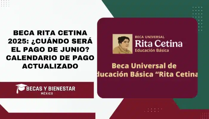 Beca Rita Cetina 2025: ¿Cuándo será el pago de junio? Calendario de pago actualizado