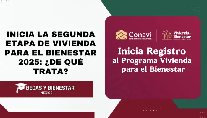 Inicia la Segunda Etapa de Vivienda para el Bienestar 2025: ¿De qué trata?