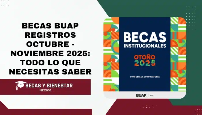 Becas BUAP Registros Octubre - Noviembre 2025: Todo lo que Necesitas Saber