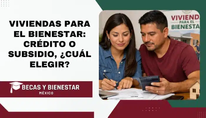 Viviendas para el Bienestar: Crédito o Subsidio, ¿Cuál Elegir?