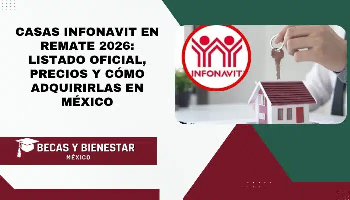 Casas INFONAVIT en Remate 2026: Listado Oficial, Precios y Cómo Adquirirlas en México