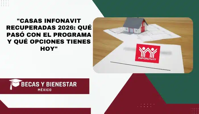 "Casas Infonavit Recuperadas 2026: Qué pasó con el programa y qué opciones tienes HOY"