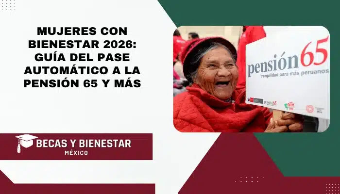 Mujeres con Bienestar 2026: Guía del Pase Automático a la Pensión 65 y Más