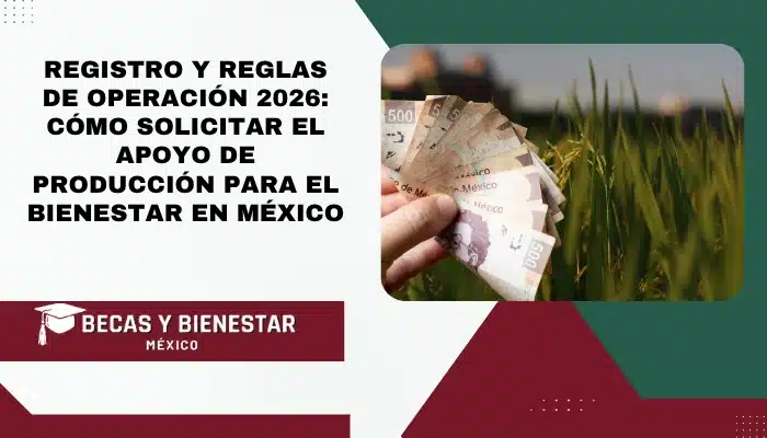 Registro y Reglas de Operación 2026: Cómo Solicitar el Apoyo de Producción para el Bienestar en México