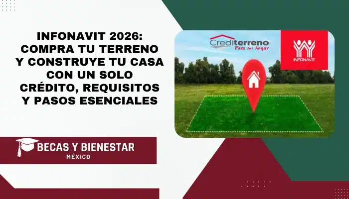 Infonavit 2026: Compra tu terreno y construye tu casa con un solo crédito, requisitos y pasos esenciales