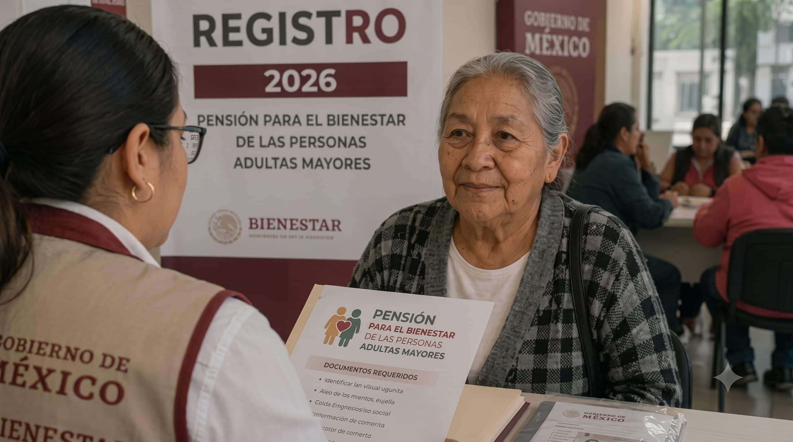 Próximo registro a la Pensión Bienestar 2026 lo que se sabe de octubre, requisitos y documentos