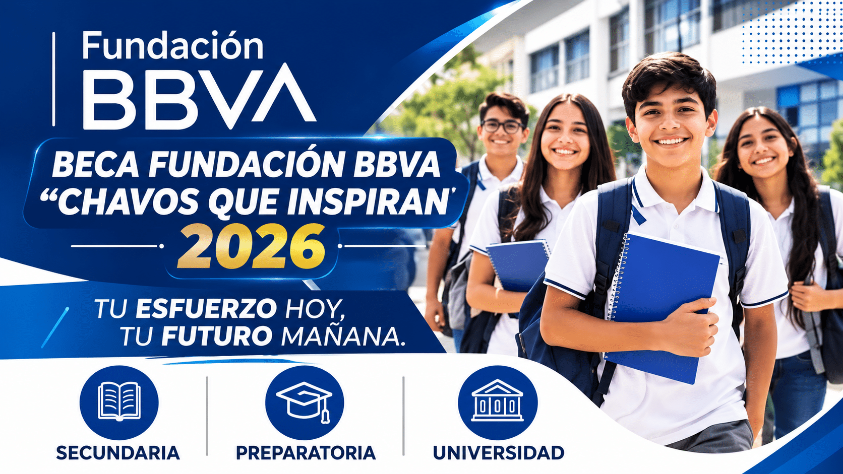 Beca BBVA Chavos que Inspiran Oaxaca 2026 qué es, requisitos y cuándo salen los resultados