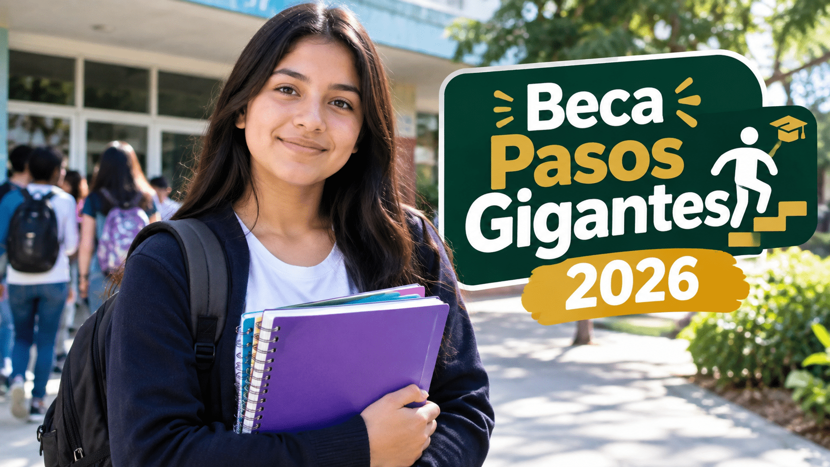 Beca Pasos Gigantes 2026 requisitos, registro y hasta cuándo hay tiempo