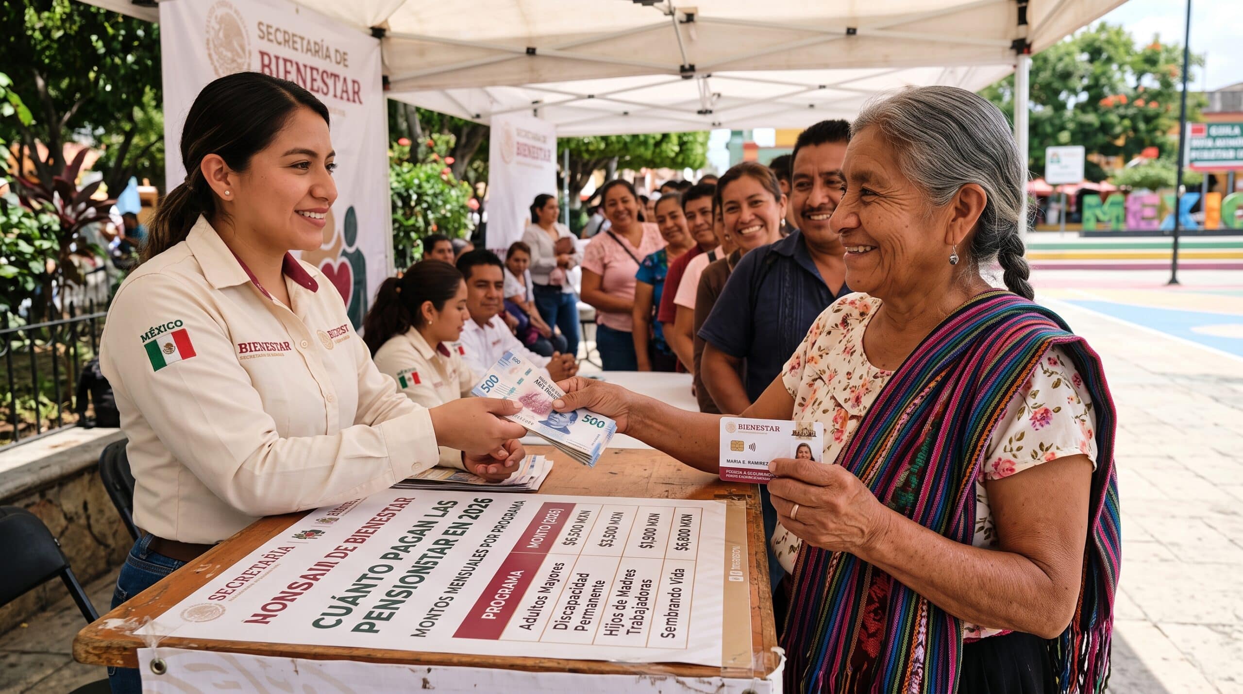 Cuánto pagan las pensiones del Bienestar en 2026 la tabla con los montos de cada programa