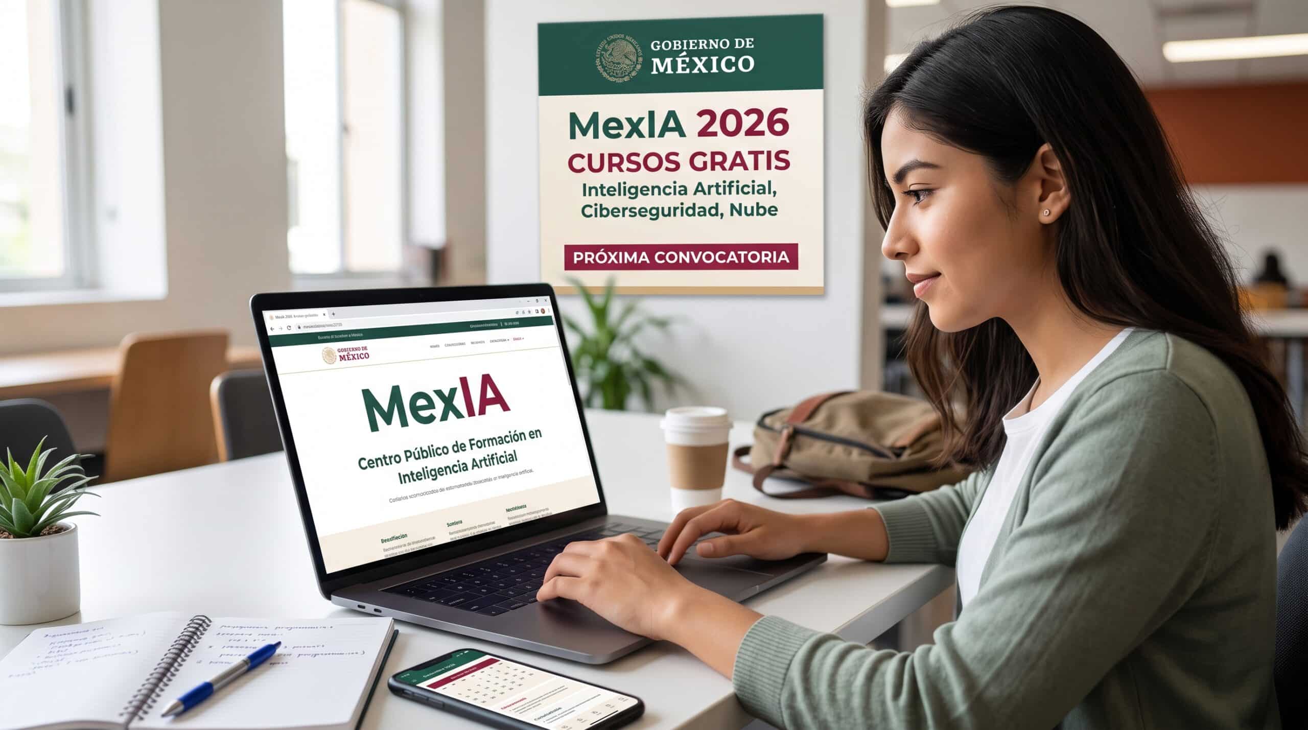 MexIA 2026 cursos gratis de inteligencia artificial del Gobierno de México y cuándo abre la próxima convocatoria