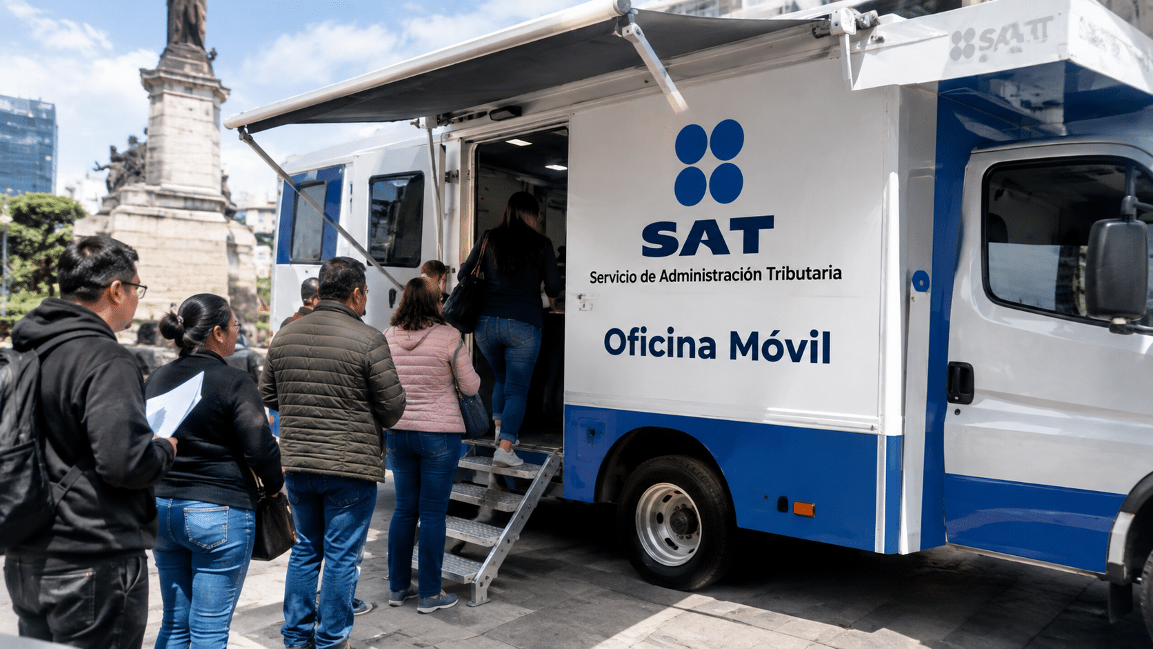 Oficina Móvil del SAT 2026 saca tu RFC y tu e.firma sin cita (cómo saber si llega a tu municipio)